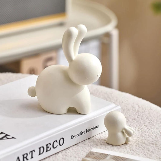 Escultura Coelhinhos (2 Peças) Conceito Kids 