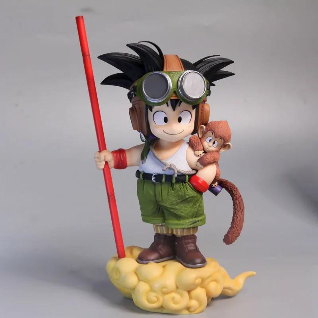 Escultura Criativa Son Goku e Macaco Kids 