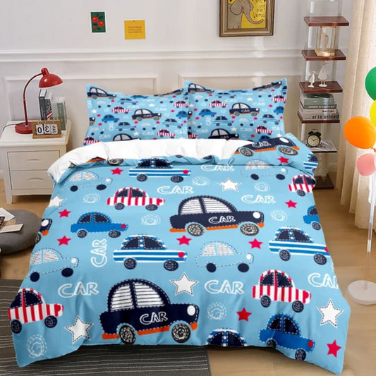 Jogo de Cama American Cars (2 Peças) Cama - 0004 Conceito Kids 