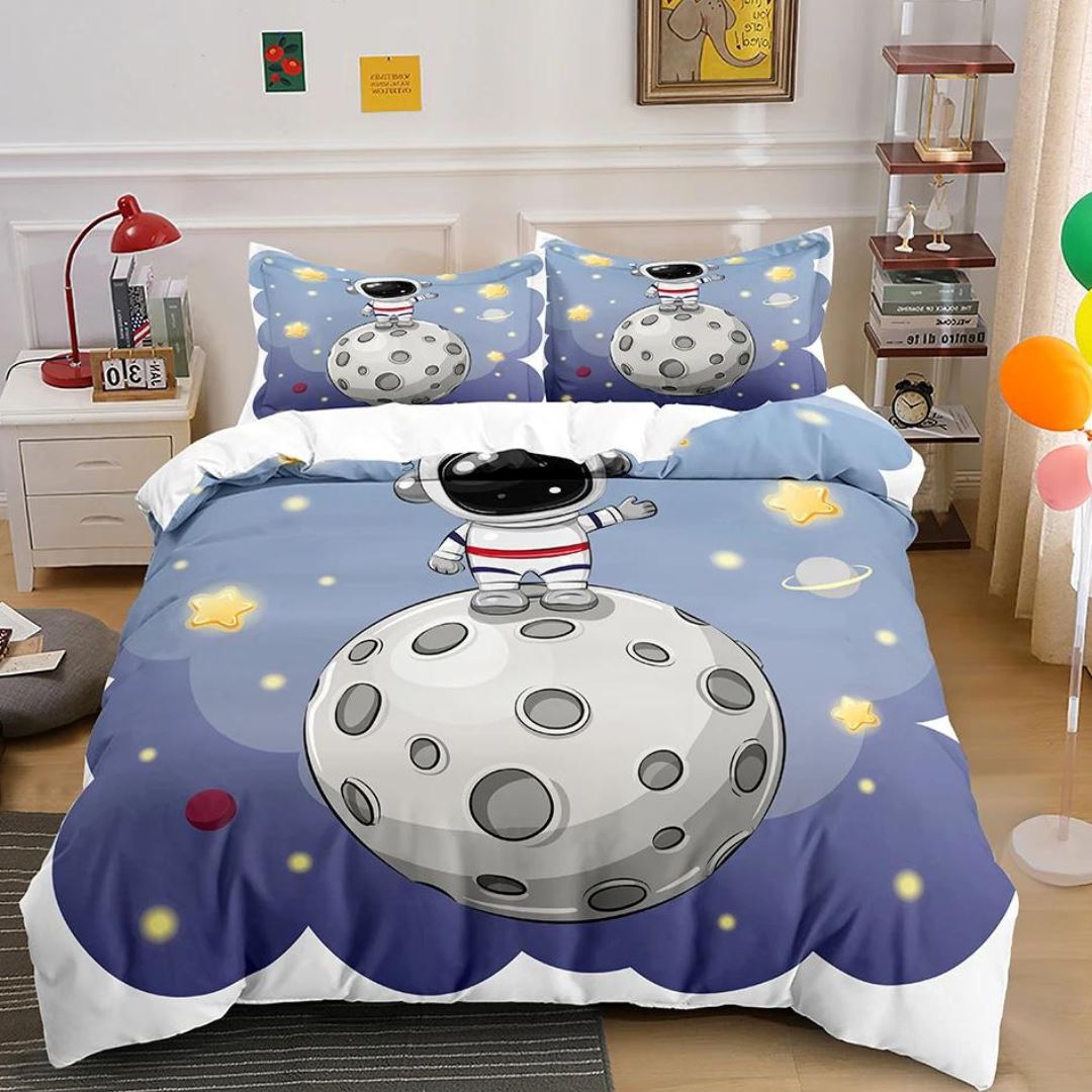 Jogo de Cama Astronauta (2 Peças) Cama - 0005 Conceito Kids 2 