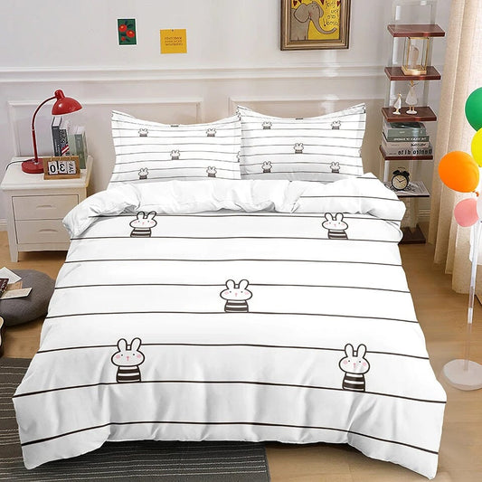 Jogo de Cama Coelhinho (2 Peças) Cama - 0006 Conceito 