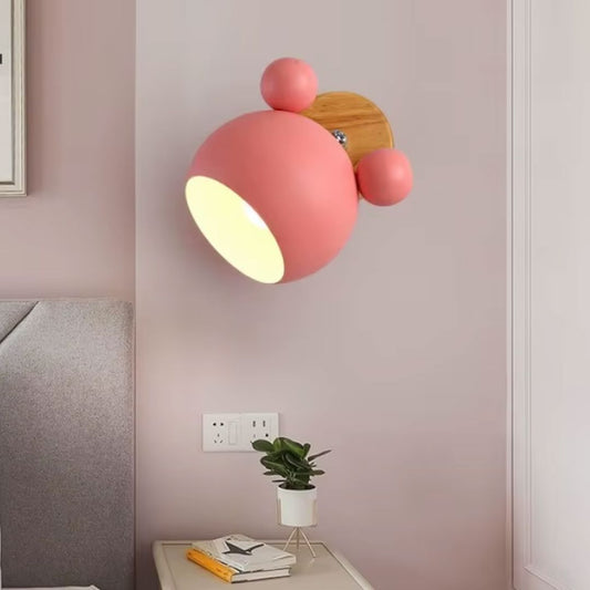 Luminária Arandela de Parede AerMouse Colors Ajuste 180º Conceito Kids 