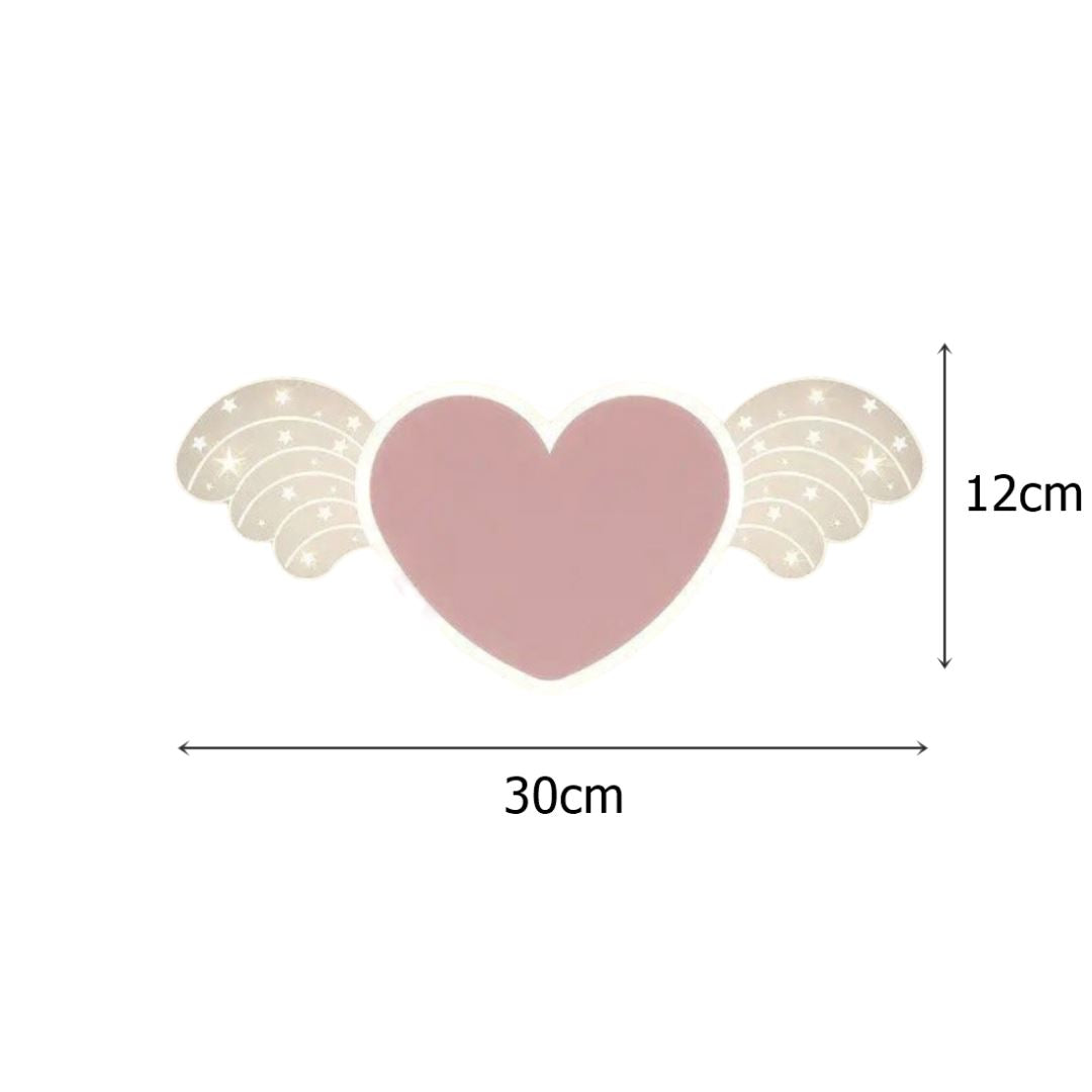 Luminária Arandela de Parede Heart Angel Arandela - 0002 Conceito 