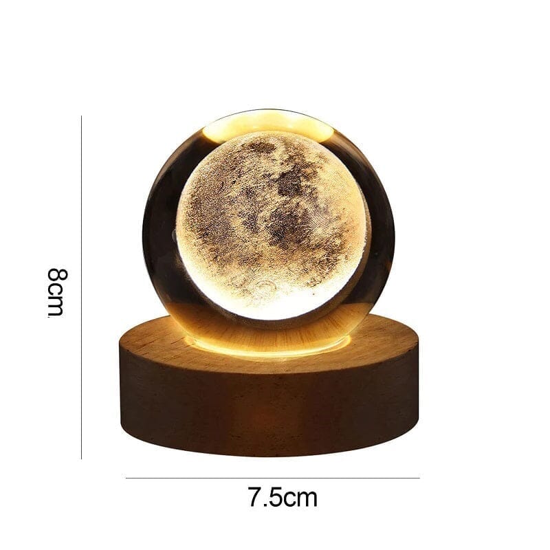 Luminária Bola de Cristal - Decorativa em Led Decorativo - 0007 Conceito Kids 