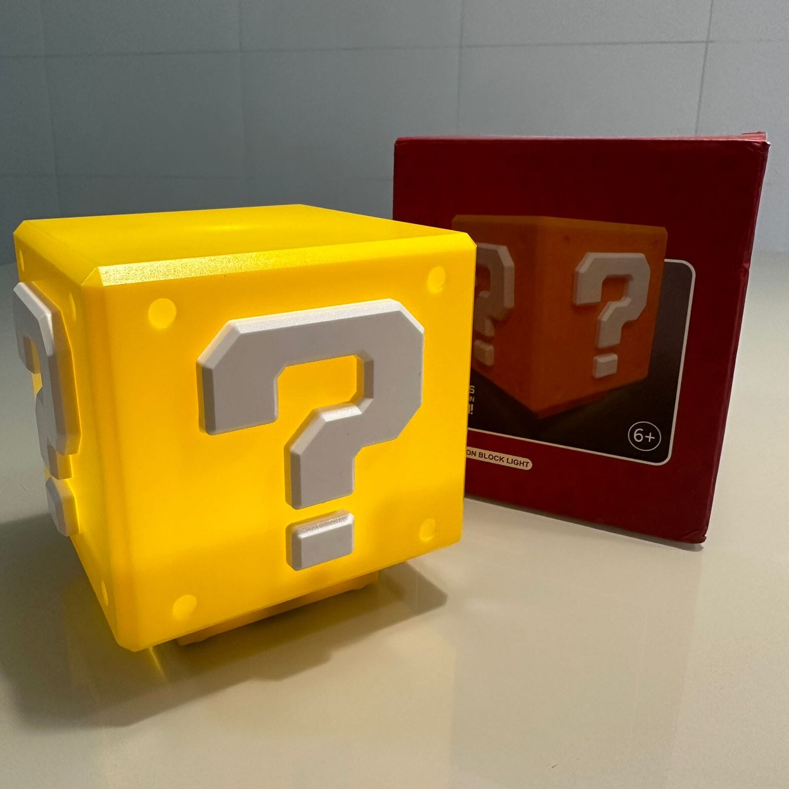 Luminária Cubo Mário USB com Sons Animados Decorativo - 0014 Conceito Kids 