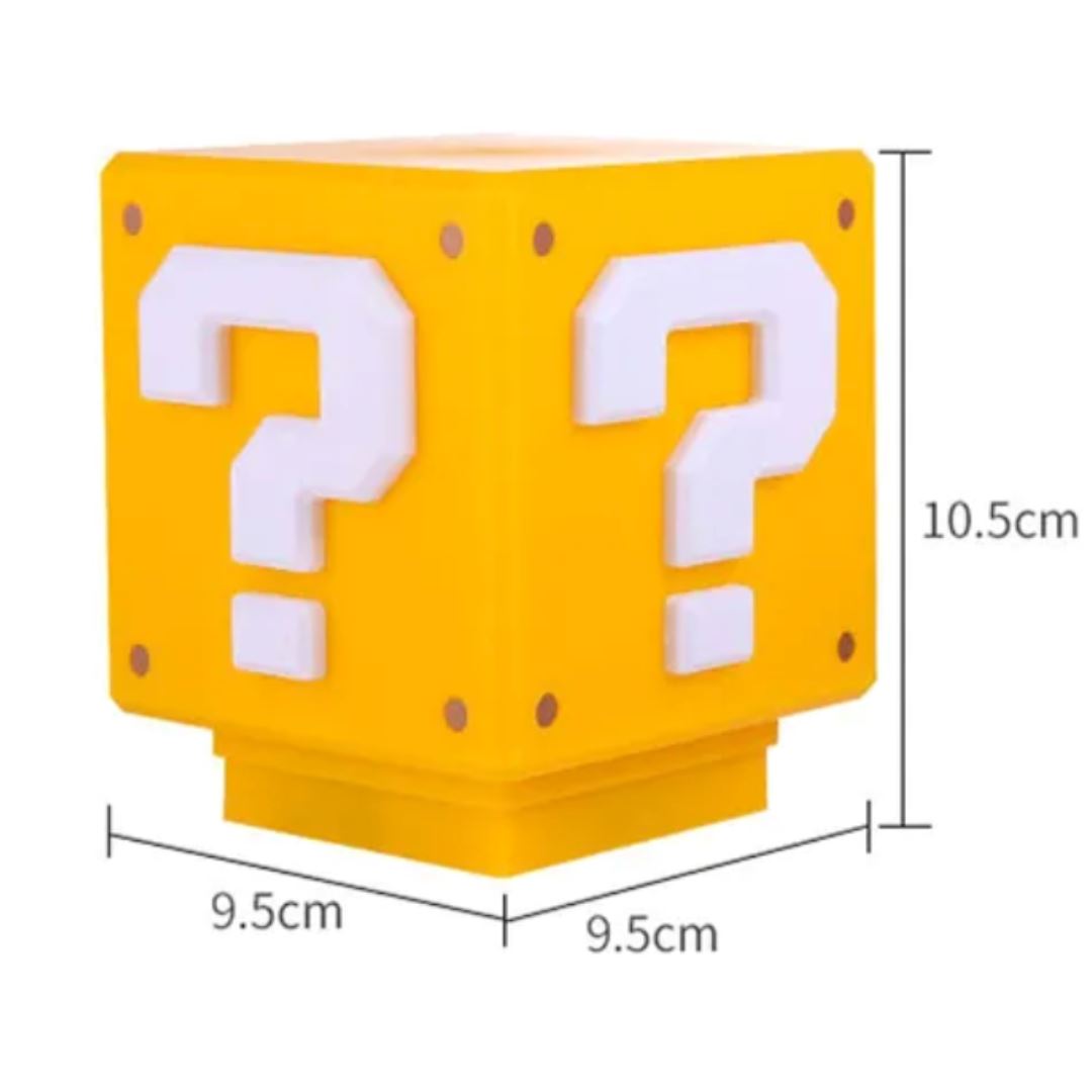 Luminária Cubo Mário USB com Sons Animados Decorativo - 0014 Conceito Kids 