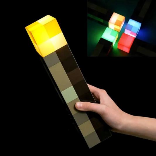 Luminária Cubo Minecraft 4 Cores USB Decorativo - 0015 Conceito Kids 