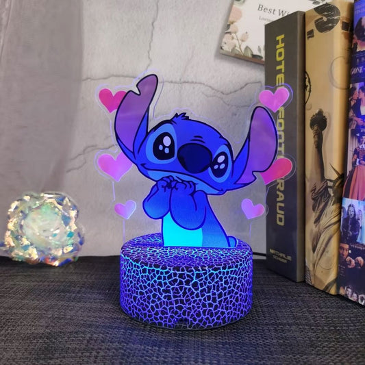 Luminária Decorativa de Mesa Stitch RGB * Conceito Kids 