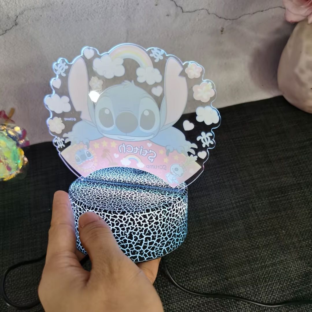 Luminária Decorativa de Mesa Stitch RGB * Conceito Kids 