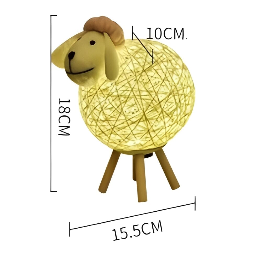 Luminária Decorativa Ovelhinha Decorativo - 0016 Conceito Kids 