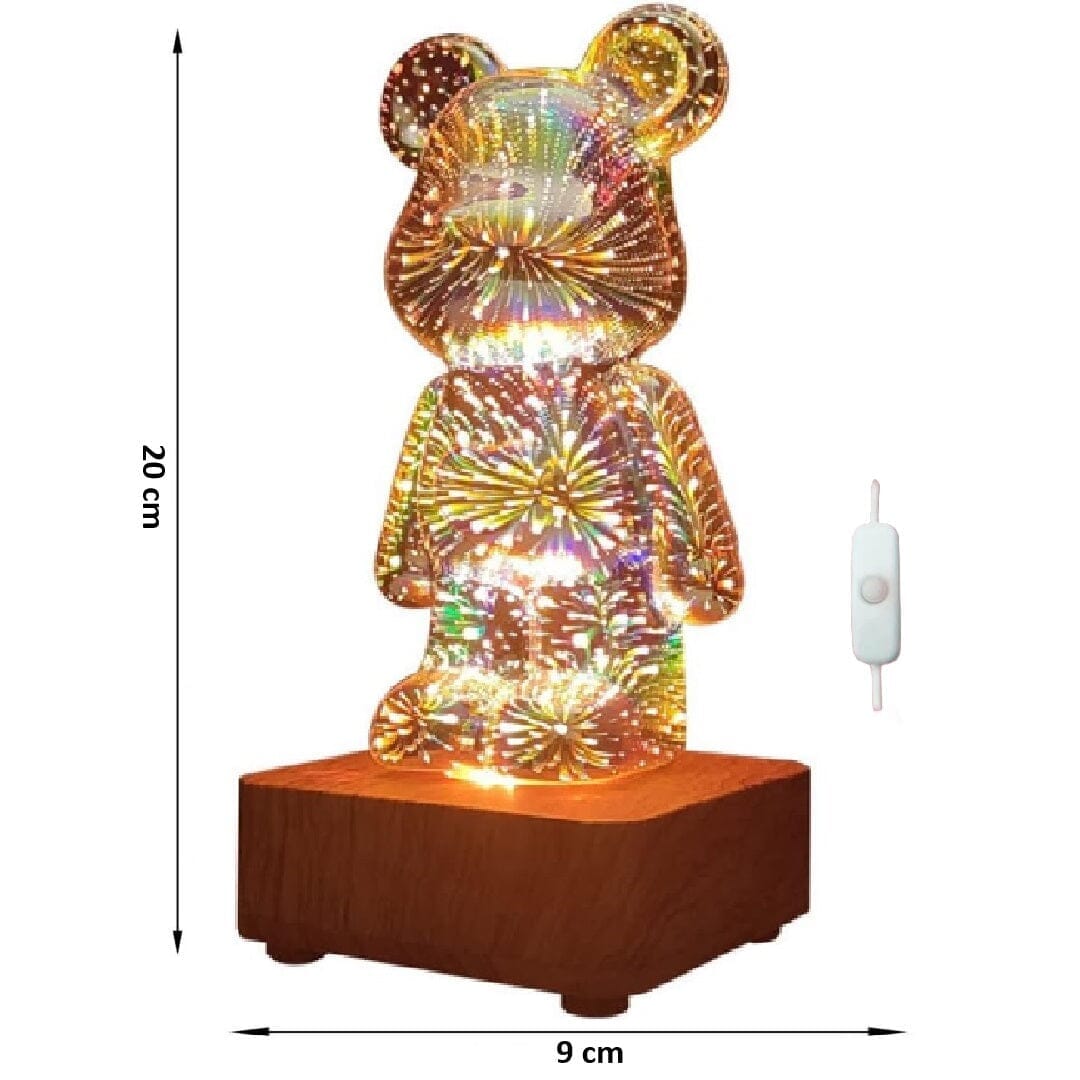 Luminária Decorativa Ursinho USB Conceito Kids 