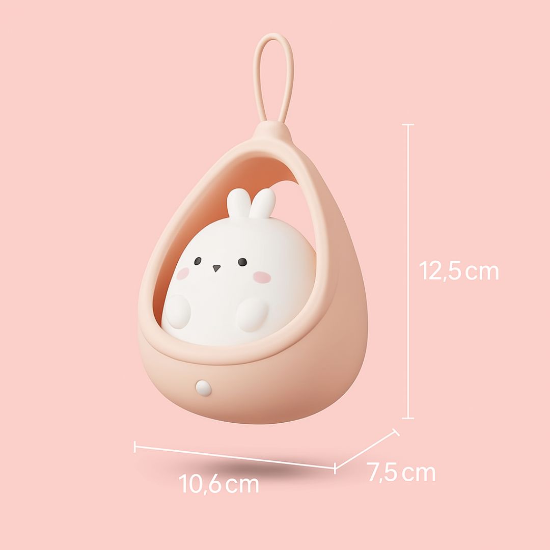Luminária Sensorial Coelhinho USB Conceito Kids 