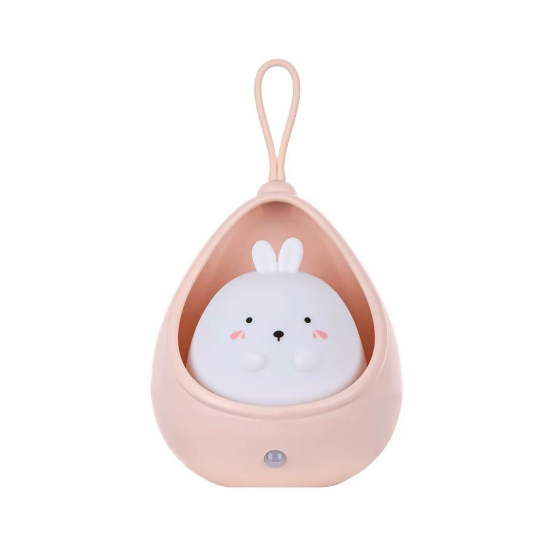 Luminária Sensorial Coelhinho USB Conceito Kids Rosa 