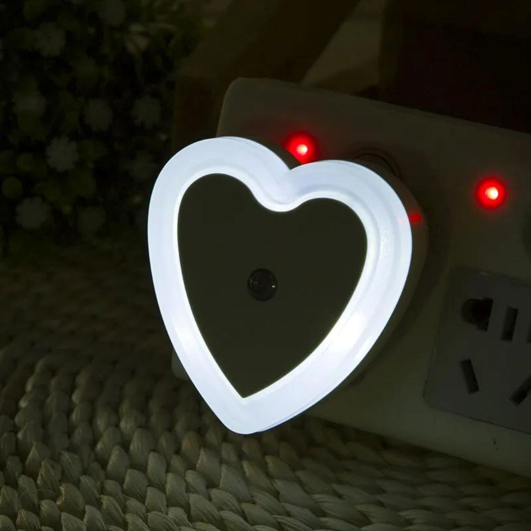Luminária Sensorial Coração Led Sensorial - 0002 Conceito Kids Branco 01 Unidade 