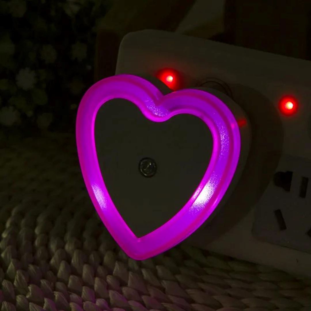 Luminária Sensorial Coração Led Sensorial - 0002 Conceito Kids Rosa 01 Unidade 