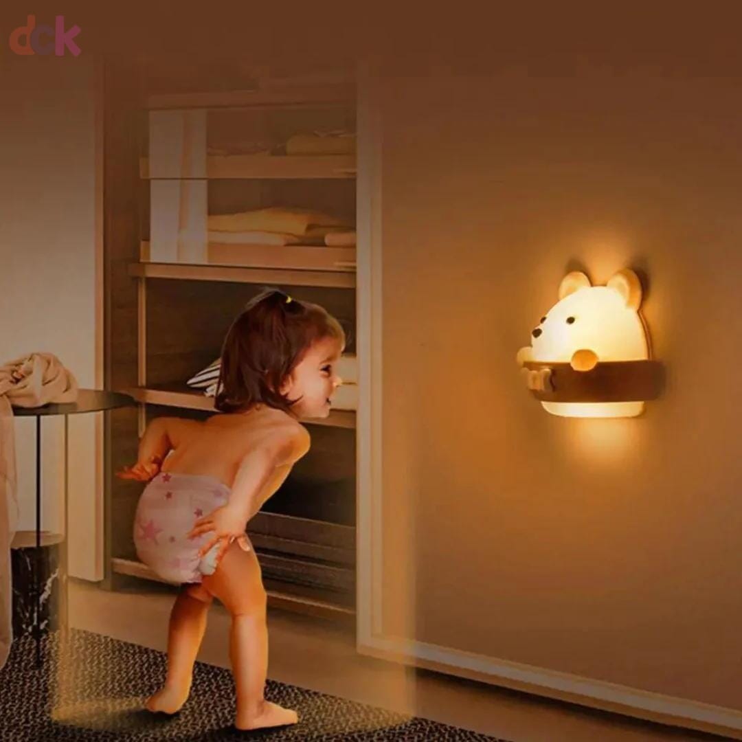 Luminária Sensorial Ursinho com Controle Remoto para Quarto Sensorial - 0006 Conceito Kids 