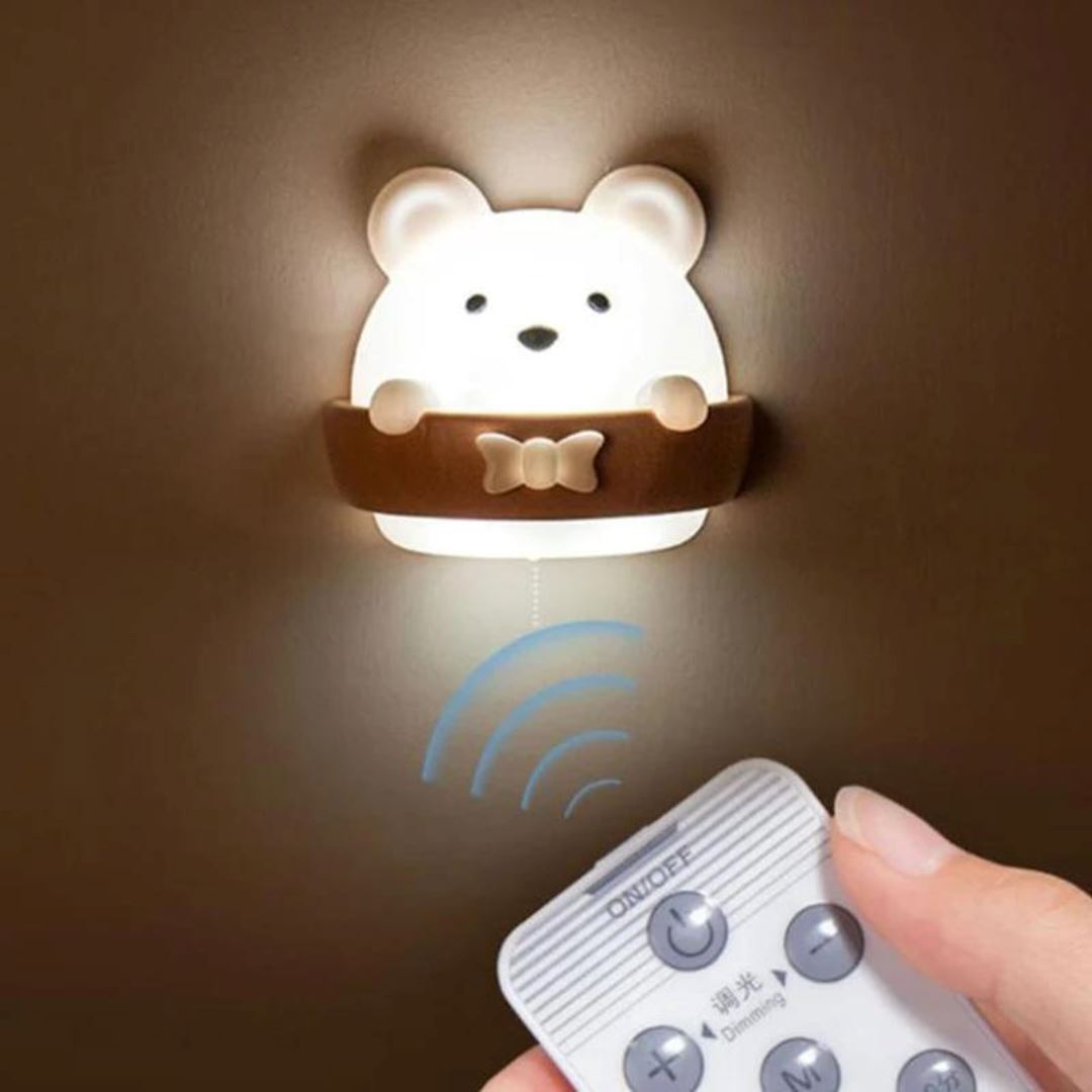 Luminária Sensorial Ursinho com Controle Remoto para Quarto Sensorial - 0006 Conceito Kids 