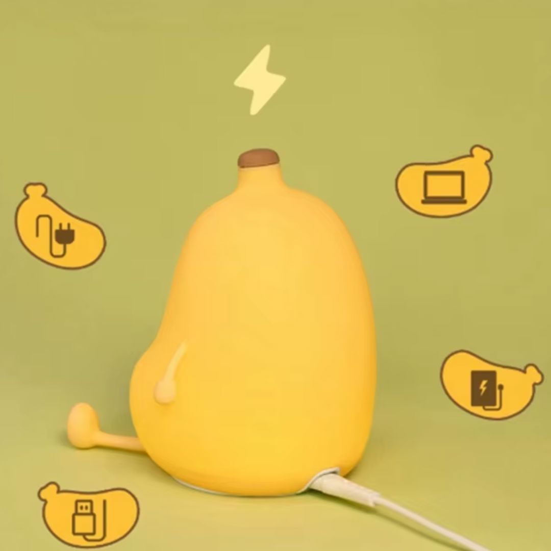 Luminária Touch em Silicone Banana Conceito Kids 