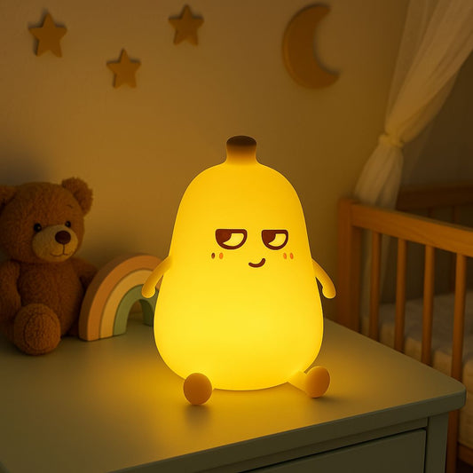 Luminária Touch em Silicone Banana Org Conceito Kids 