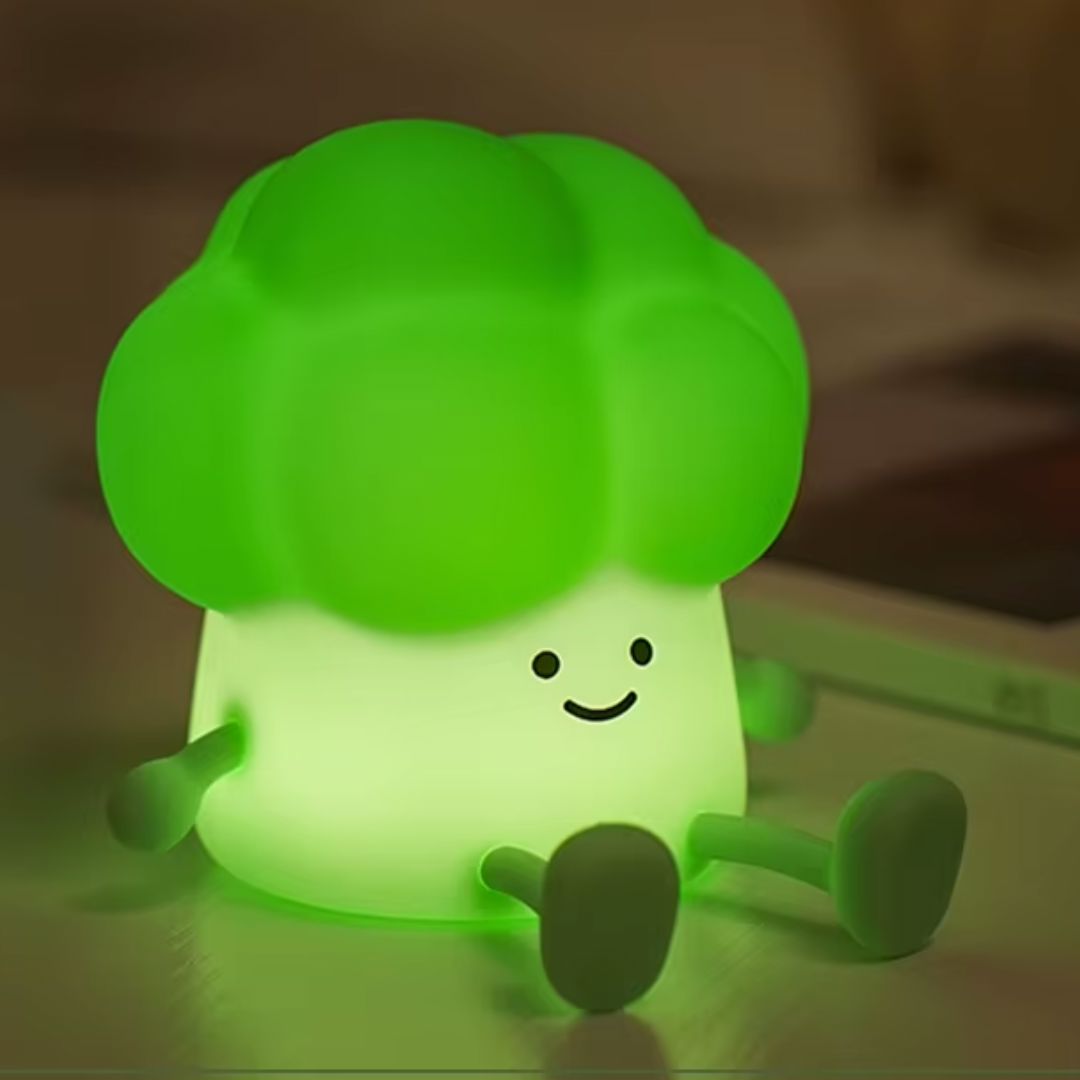Luminária Touch em Silicone Brócolis Conceito Kids 