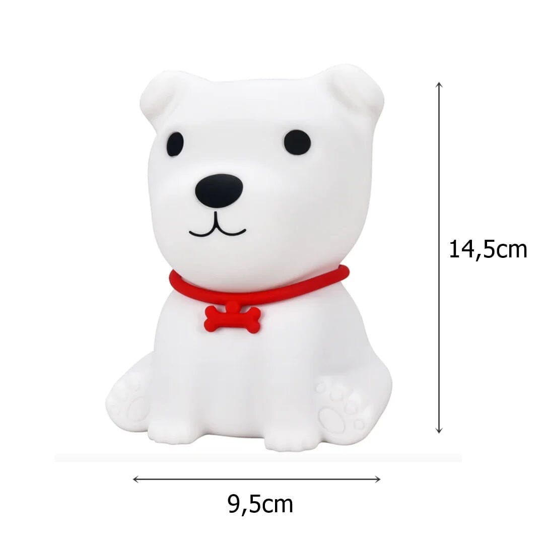 Luminária Touch em Silicone Cachorrinho Silicone - 0002 Conceito Kids 