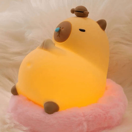 Luminária Touch em Silicone Capivara Vibes Silicone - 0033 Conceito Kids 
