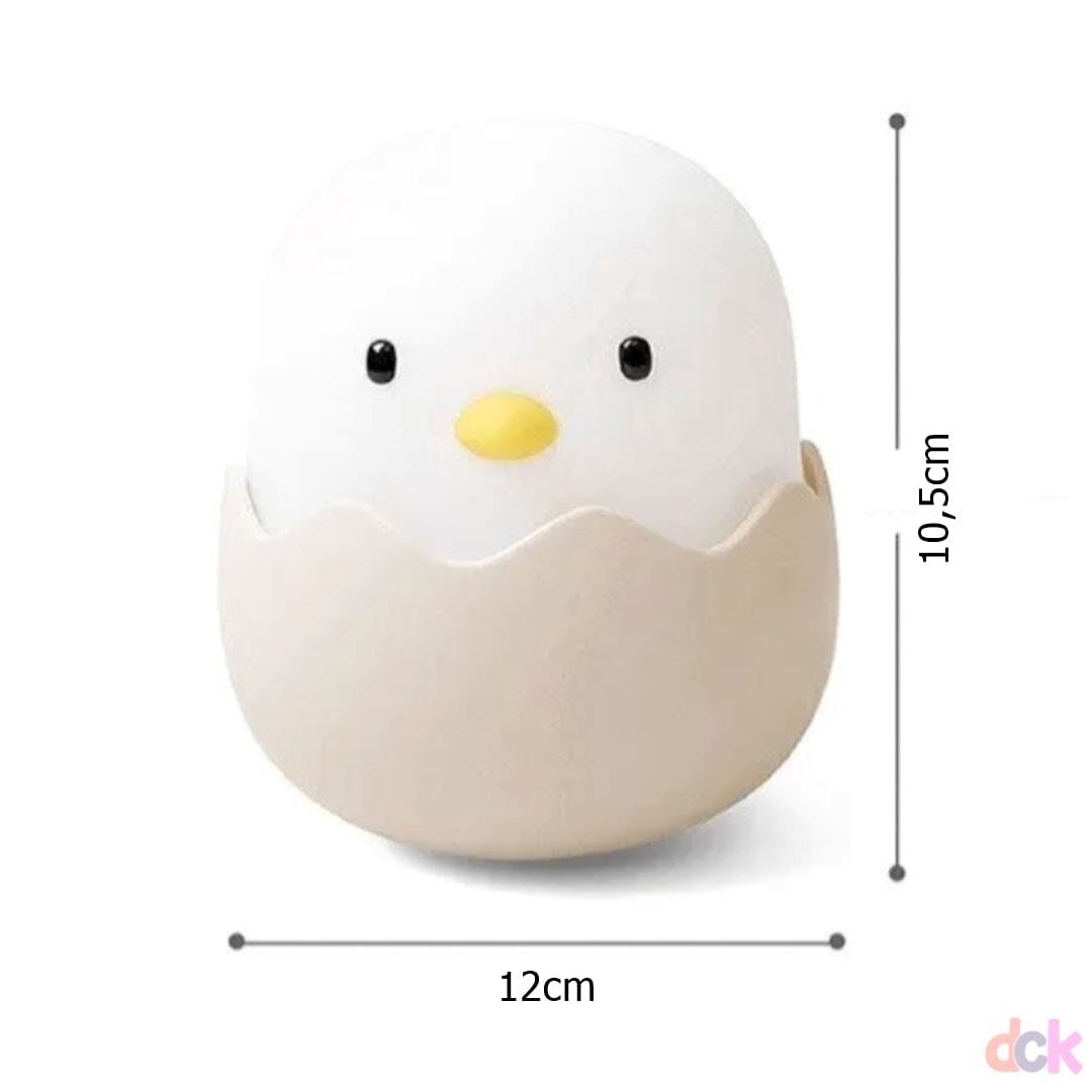 Luminária Touch em Silicone Egg Chick Silicone - 0008 Conceito Kids 