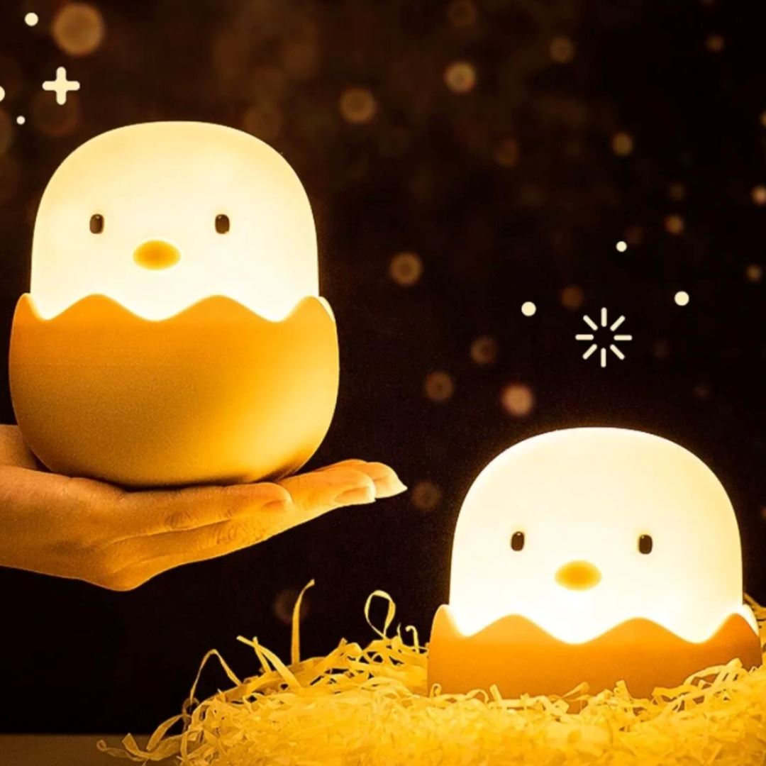 Luminária Touch em Silicone Egg Chick Silicone - 0008 Conceito Kids 
