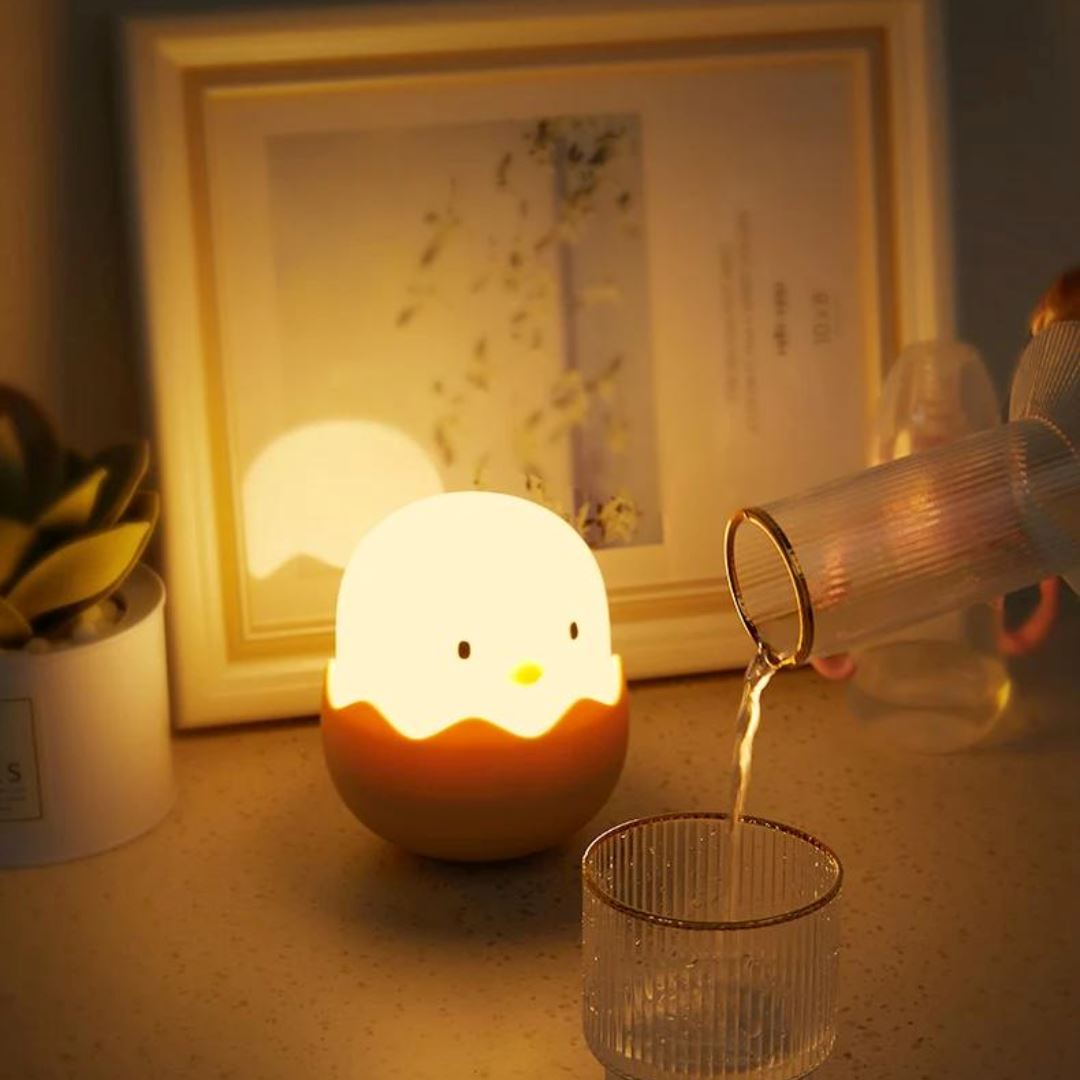 Luminária Touch em Silicone Egg Chick Silicone - 0008 Conceito Kids 