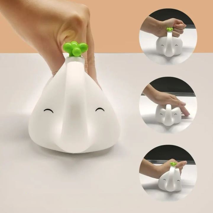 Luminária Touch em Silicone Elefante Silicone - 0009 Conceito Kids 
