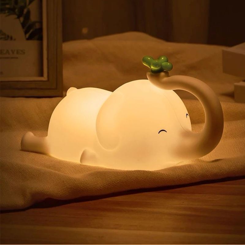 Luminária Touch em Silicone Elefante Silicone - 0009 Conceito Kids 