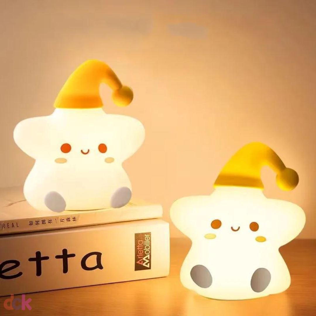 Luminária Touch em Silicone Estrela Silicone - 0010 Conceito Kids 
