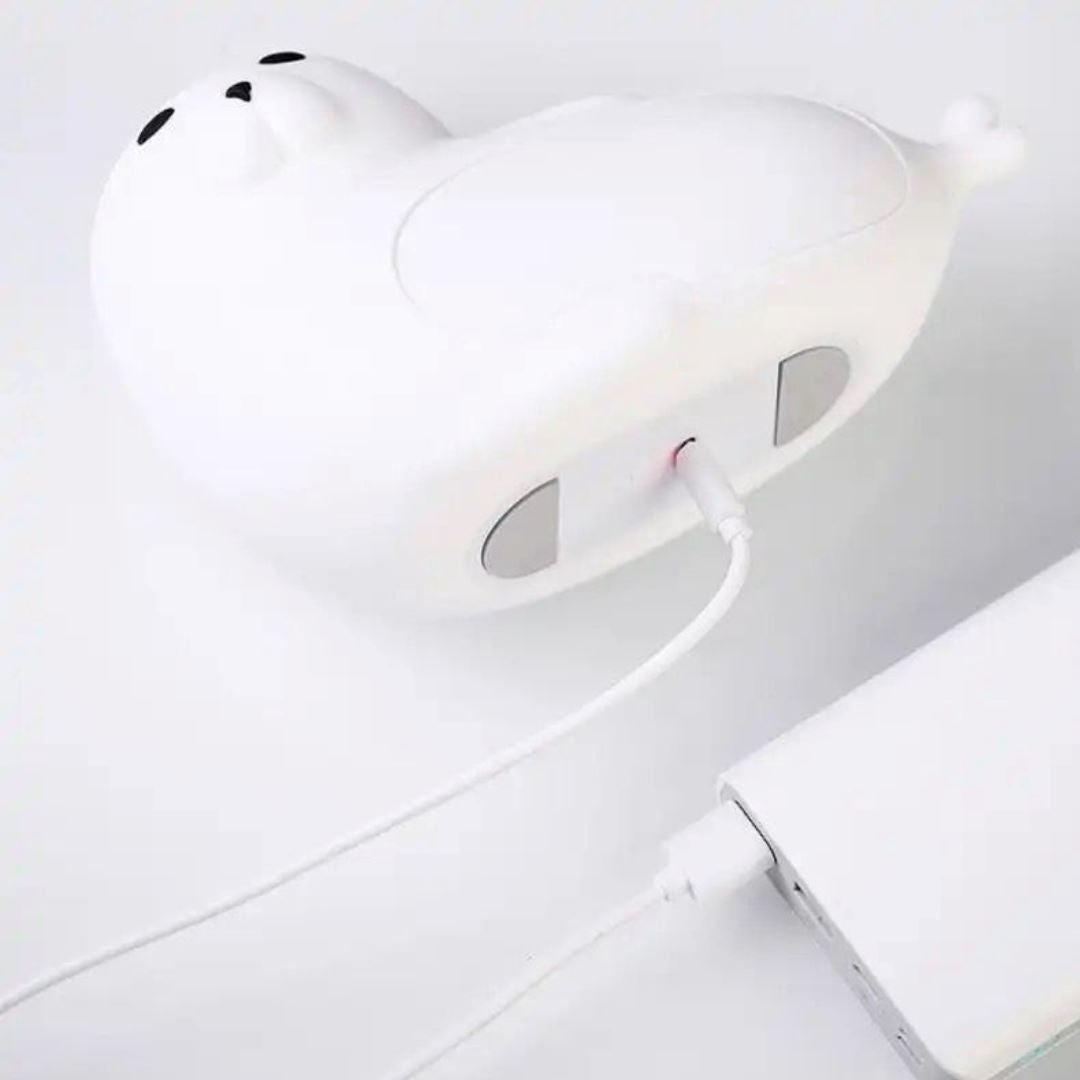 Luminária Touch em Silicone Foquinha Silicone - 0011 Conceito Kids 