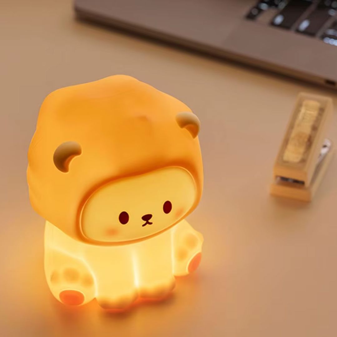 Luminária Touch em Silicone Leãozinho Conceito Kids 