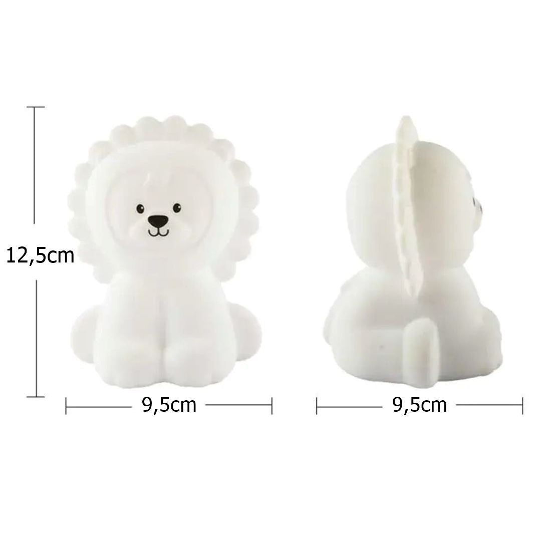 Luminária Touch em Silicone Leãozinho Conceito Kids 