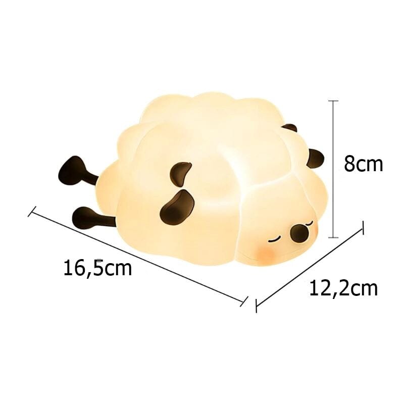Luminária Touch em Silicone Ovelhinha Silicone - 0015 Conceito Kids 