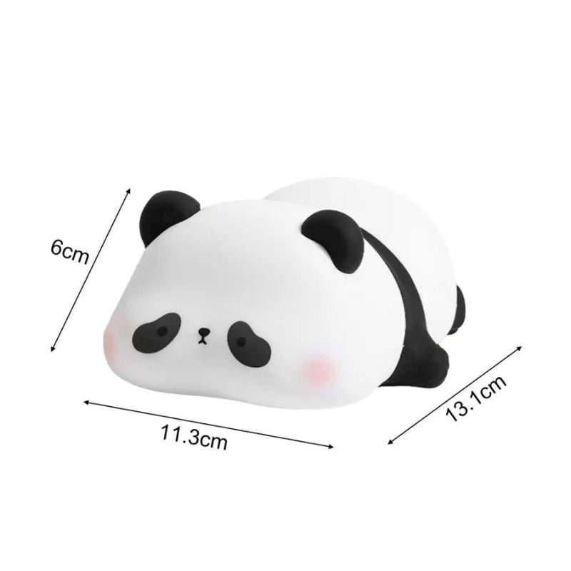 Luminária Touch em Silicone Panda Preguiçoso Silicone - 0016 Conceito Kids 