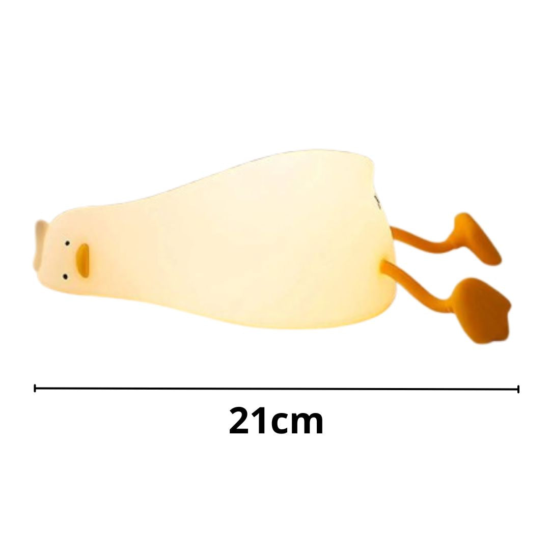 Luminária Touch em Silicone Patinho Preguiçoso Silicone - 0029 Conceito Kids 