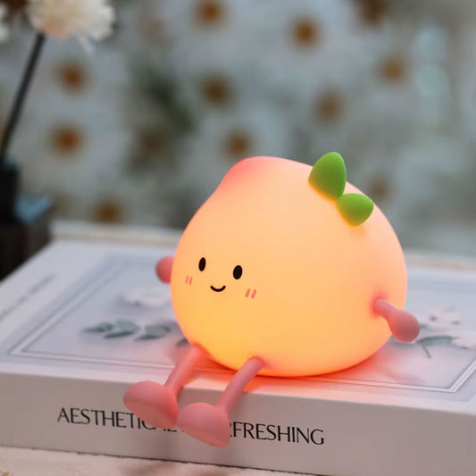 Luminária Touch em Silicone Pêssego Conceito Kids 