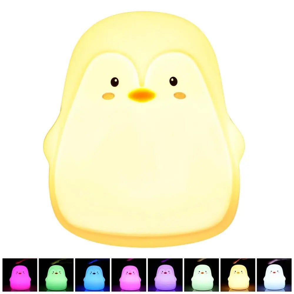 Luminária Touch em Silicone Pinguim Silicone - 0018 Conceito Kids 