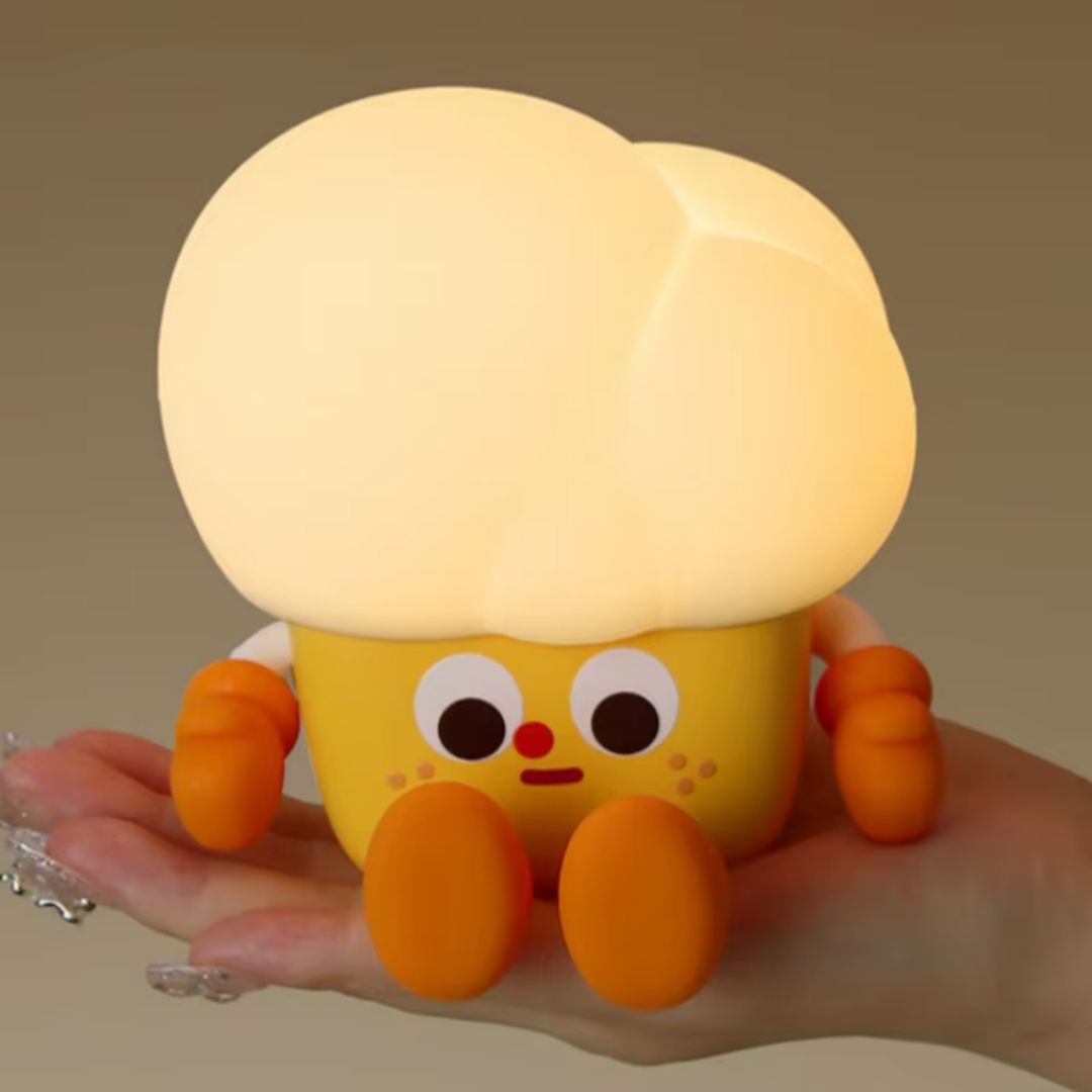 Luminária Touch em Silicone Popcorn Conceito Kids 