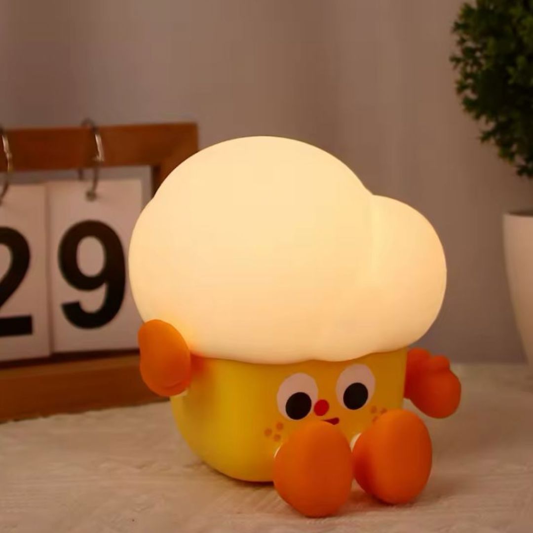Luminária Touch em Silicone Popcorn Conceito Kids 