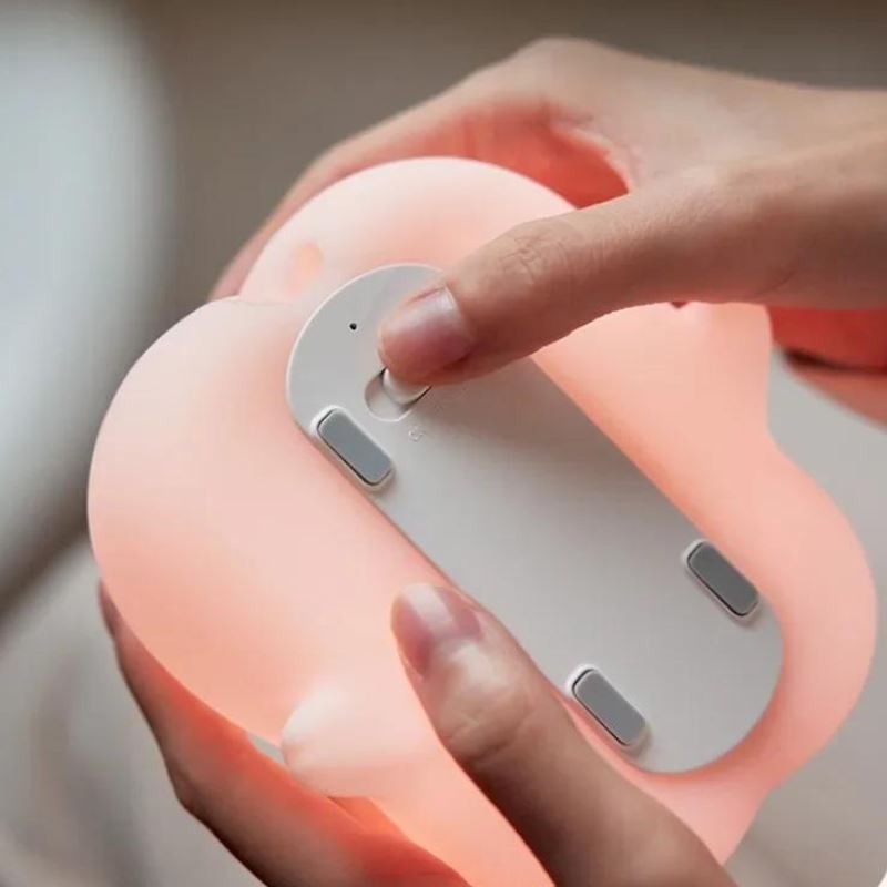 Luminária Touch em Silicone Porquinho Silicone - 0019 Conceito Kids 