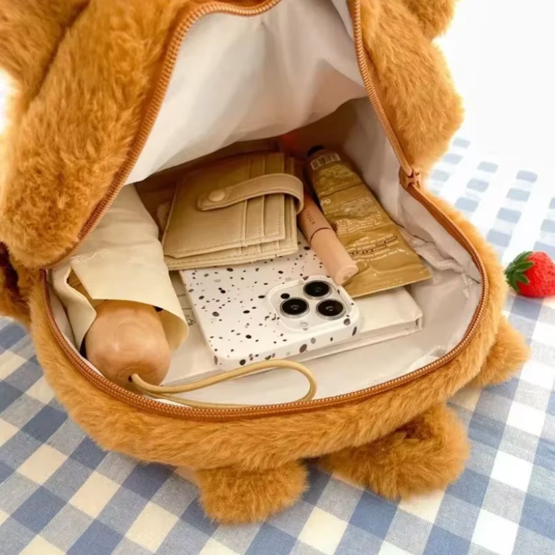 Mochila de Pelúcia Capivara Conceito Kids 