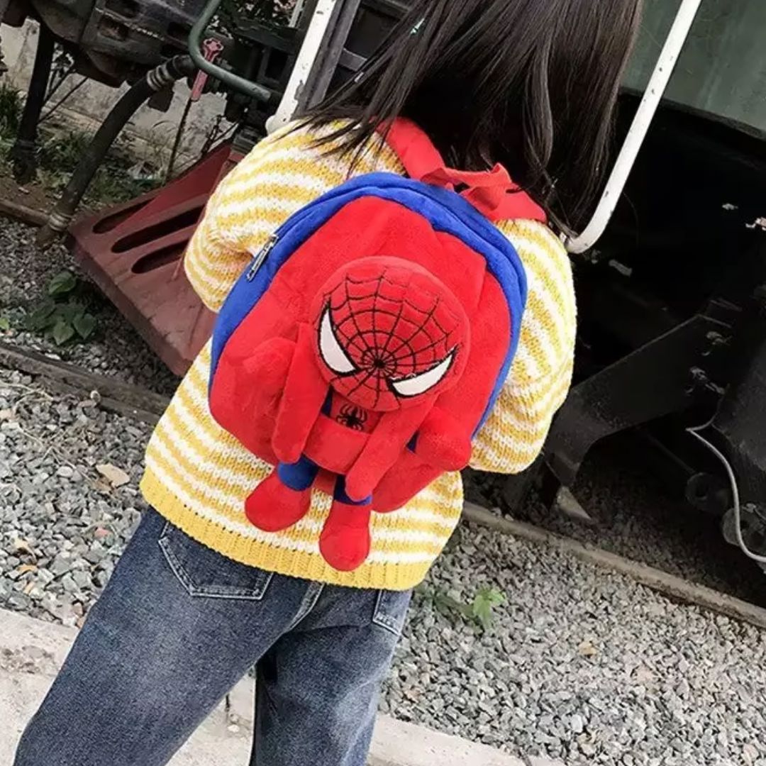 Mochila de Pelúcia Spider-Man Conceito Kids 