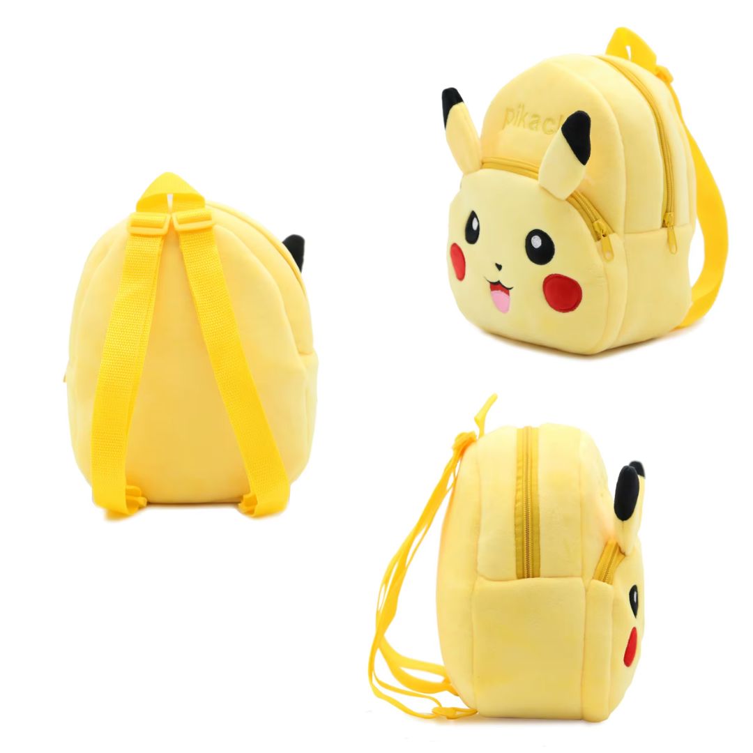 Mochilinha de Pelúcia Pokémon - Pikachu Conceito Kids 