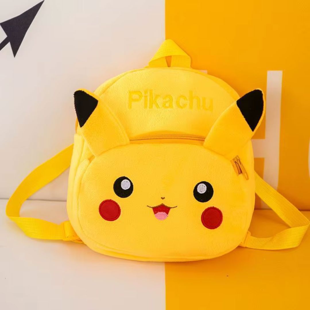 Mochilinha de Pelúcia Pokémon - Pikachu Conceito Kids 