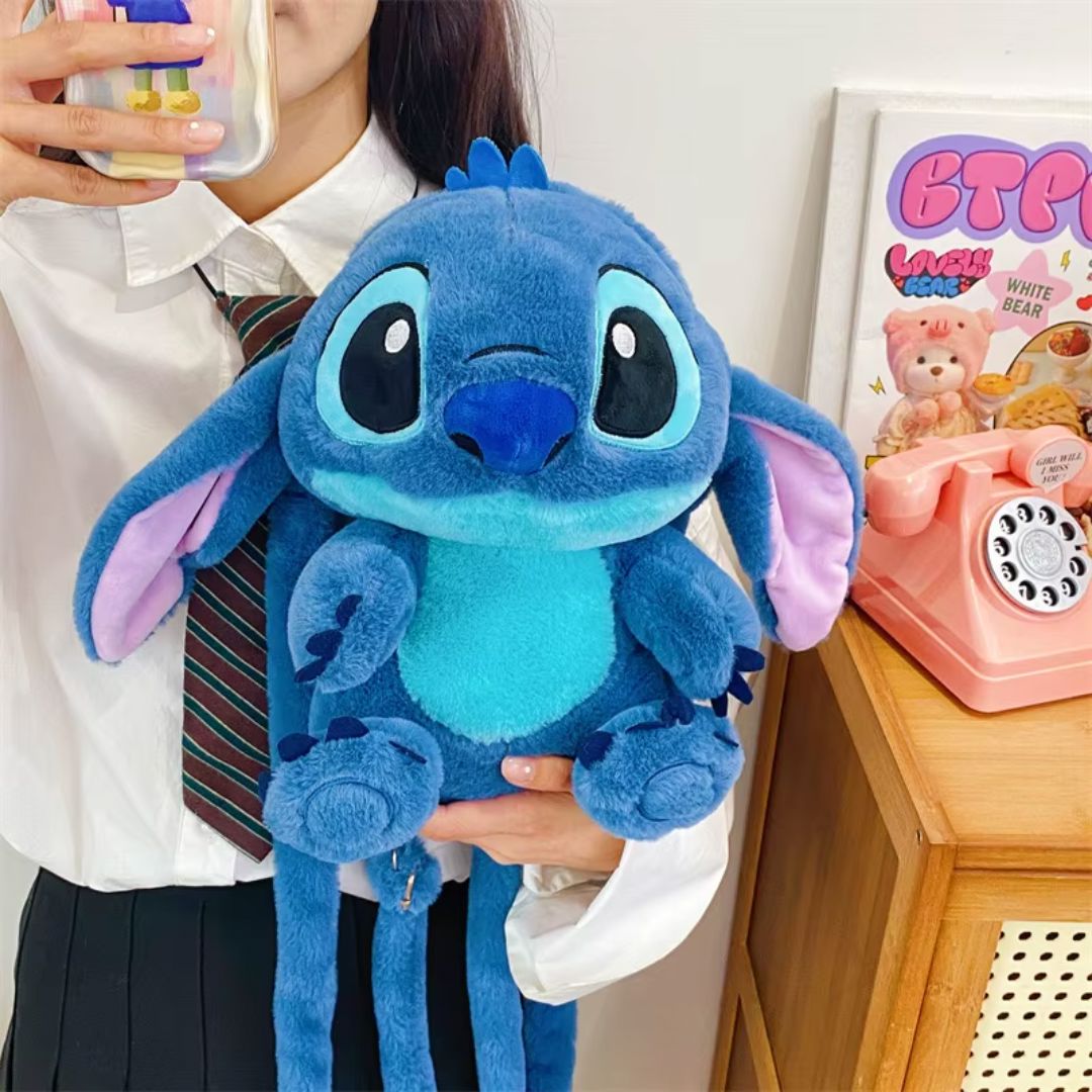 Mochilinha em Pelúcia Stitch Kids 