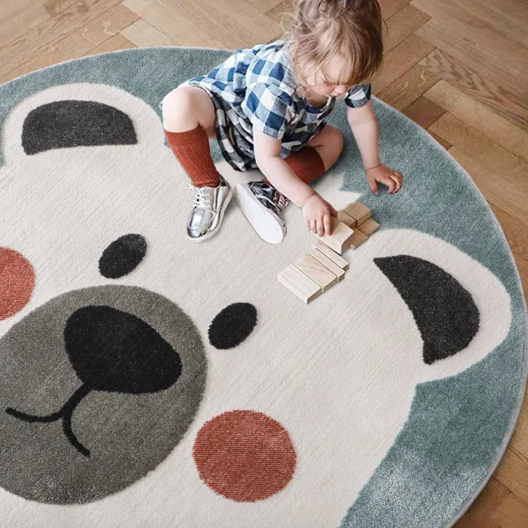 Tapete Decorativo Infantil Urso Tapete - 0007 Conceito Kids 80cm 