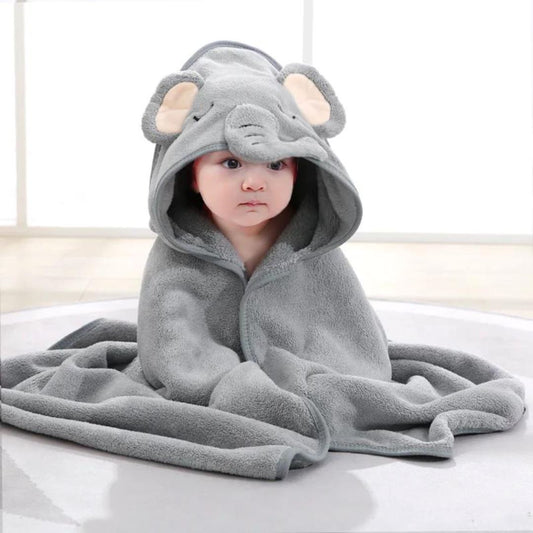 Toalha de Banho Bichinhos - Alta Absorção Banho - 0008 Conceito Kids Elefante 